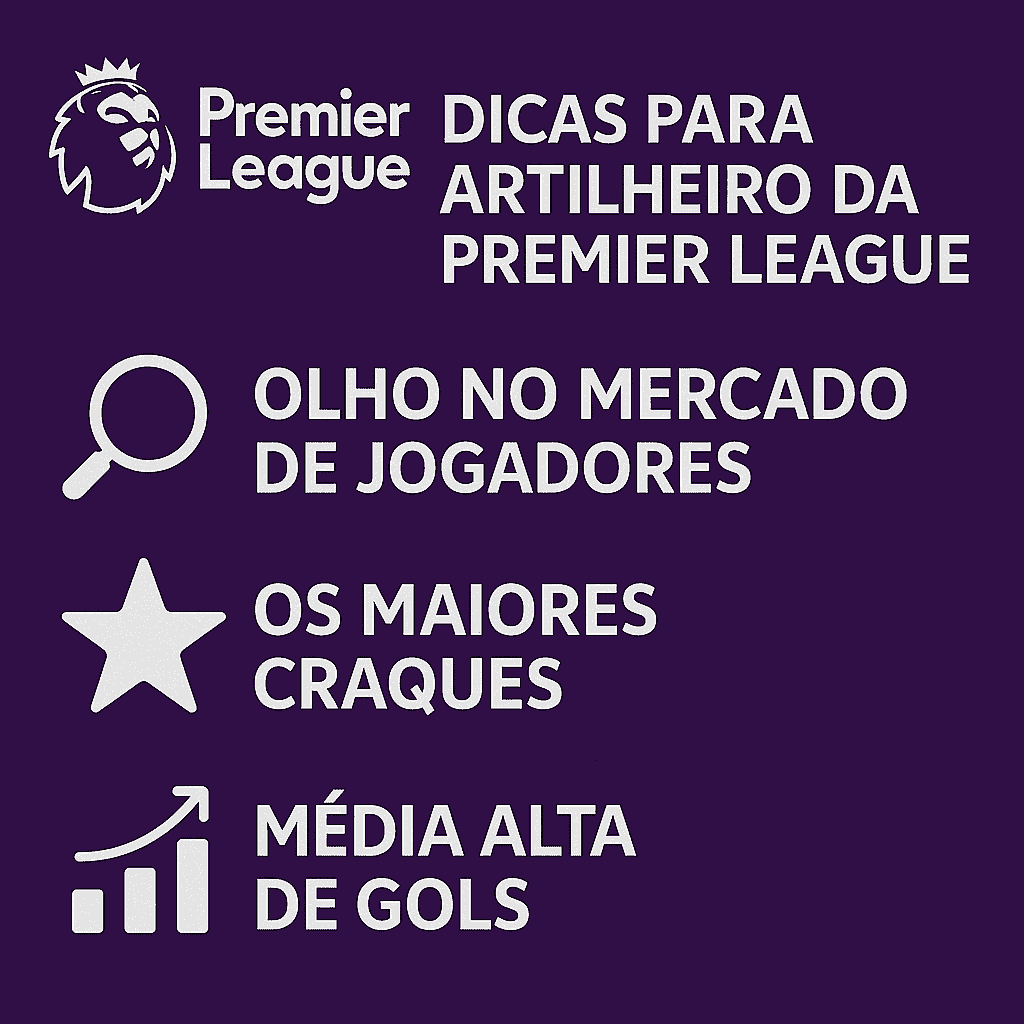 Dicas Apostas Artilheiro Premier League 2026